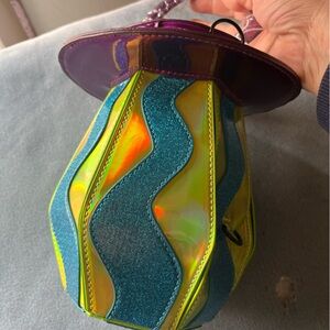 Ring Pop Purse with Blue and Purple Accents New W/Tags